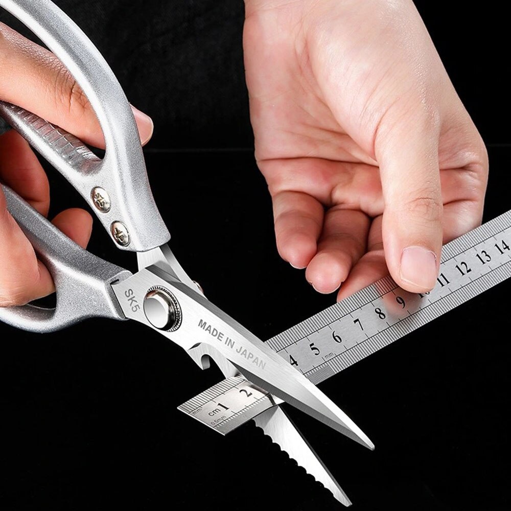 Tijeras de acero inoxidable para cocina, utensilio multifunción para cortar hueso de pollo, pato y pescado, tijeras de cocina