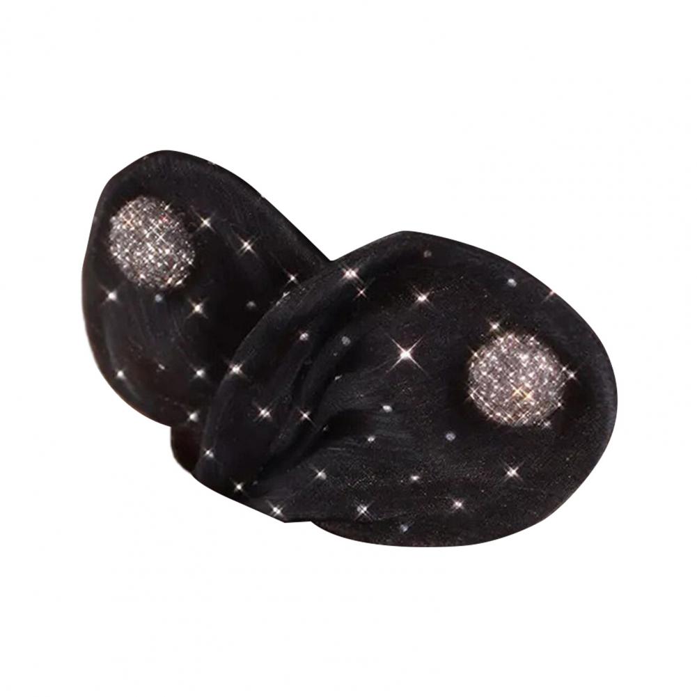 Easy Bun Creator Hair Bun Maker Women's Hair Styling Accessories Flower Fishtail Rhinestone Bun Maker Feather Curler Fast Snap: WHITE