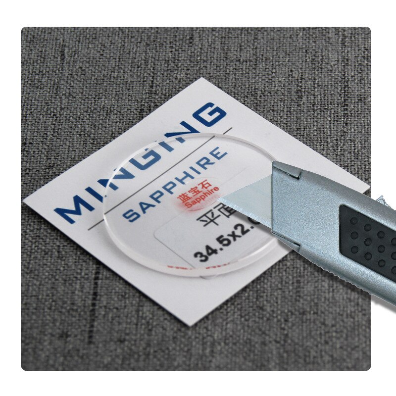 2.0mm di spessore vetro zaffiro sostituzione vetro di alta qualità 28mm ~ 38.5mm strumento orologio zaffiro accessori vetro sostituire riparazione