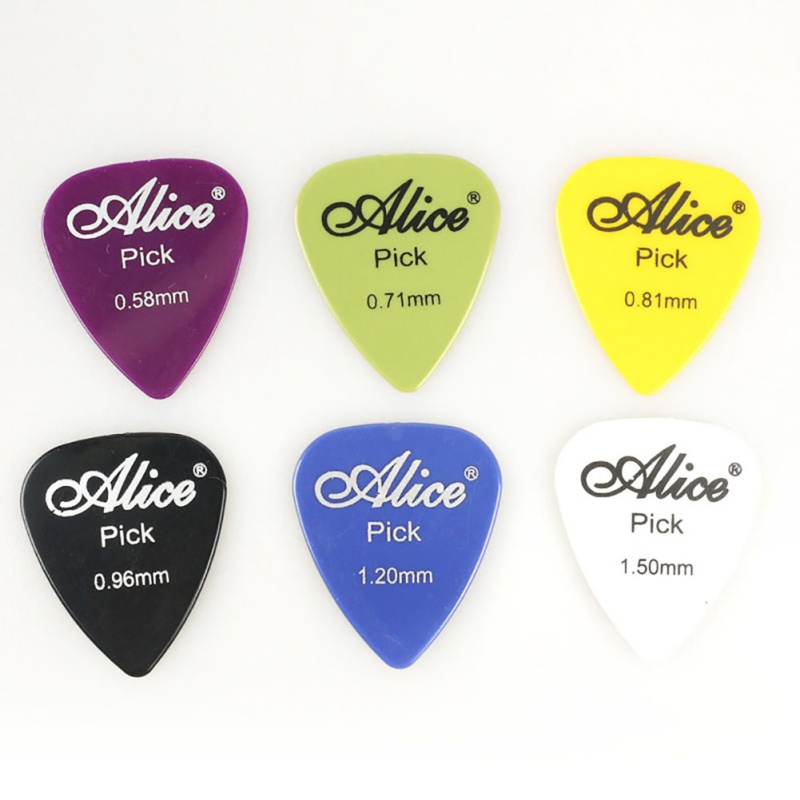 1 box Guitar Picks Classical Folk Acoustic Guitars Accessories Musical Instruments, Thickness 0.58-1.5mm 12