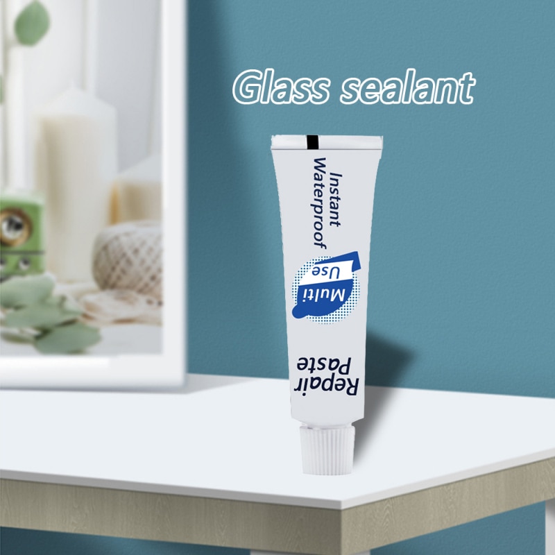 10Ml Instant Waterdicht Glas Muur Reparatie Adhesive Seal Siliconenkit Pasta Boor Gratis Super Fix Afdichting Lijm
