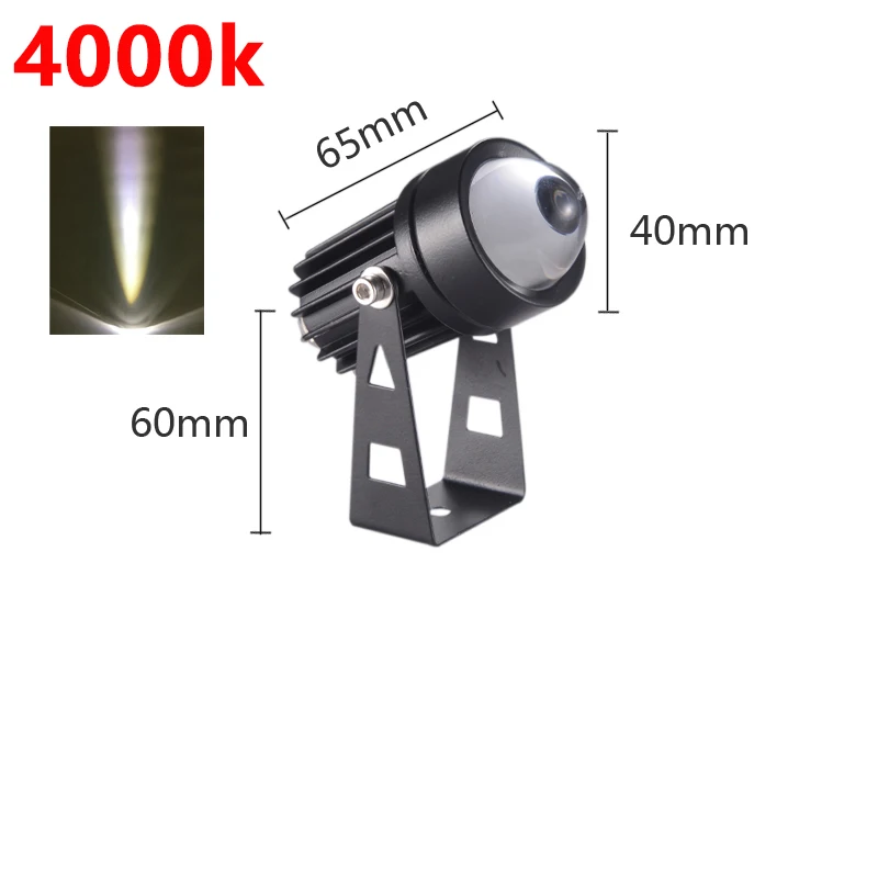 Outdoor IP65 Waterproof LED Wall Spotlights 9W 20W Landscape Lighting AC220V110V Red Green Blue RGB Spotlights a Beam of Light: L / Orange