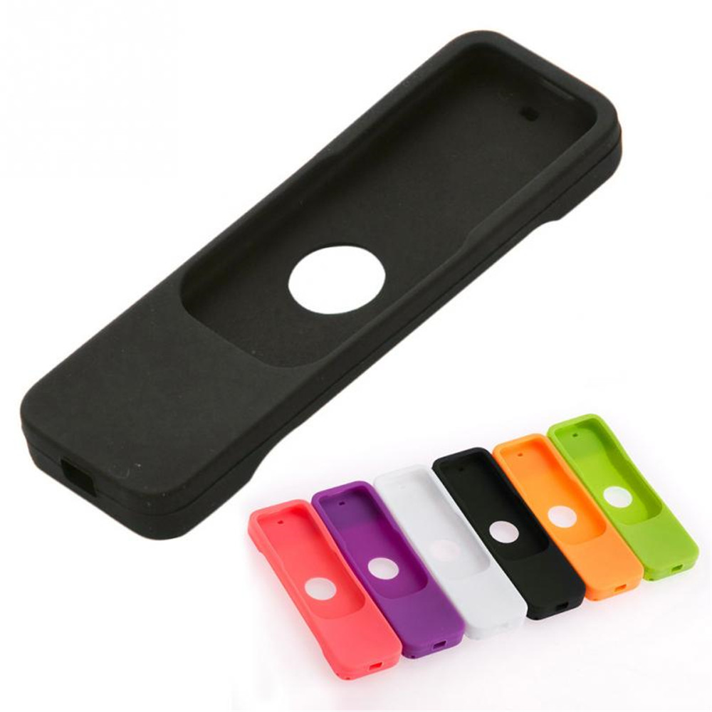 Coque de protection en Silicone coloré pour télécommande Apple TV 4, housse anti-poussière étanche