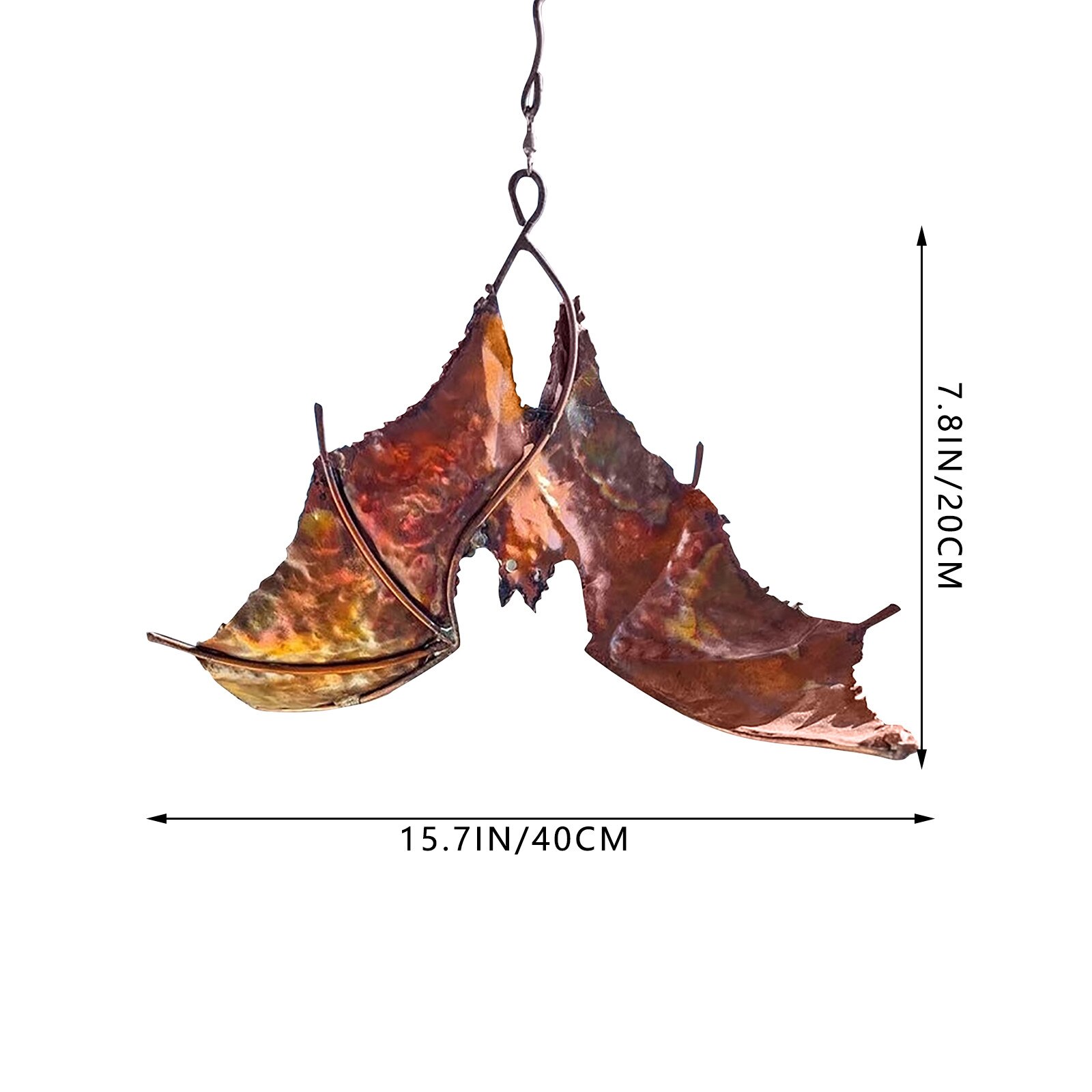 12 "X 7" X 5 "Bat Wind Catcher Sculpturen Tuin Windmolen Tuin Ornament Yards Art Draak Wind catcher Tuin Yard Decoratie