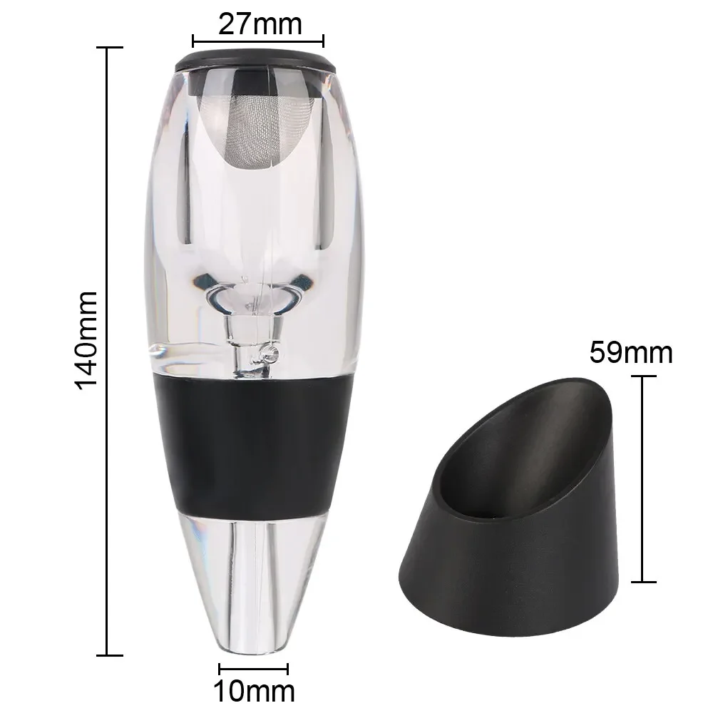 Professionele Wijnkaraf Schenker Met Filter en Basis Snelle Ontnuchterende Wijn Whisky Beluchter Dispenser Voor Kerstmis