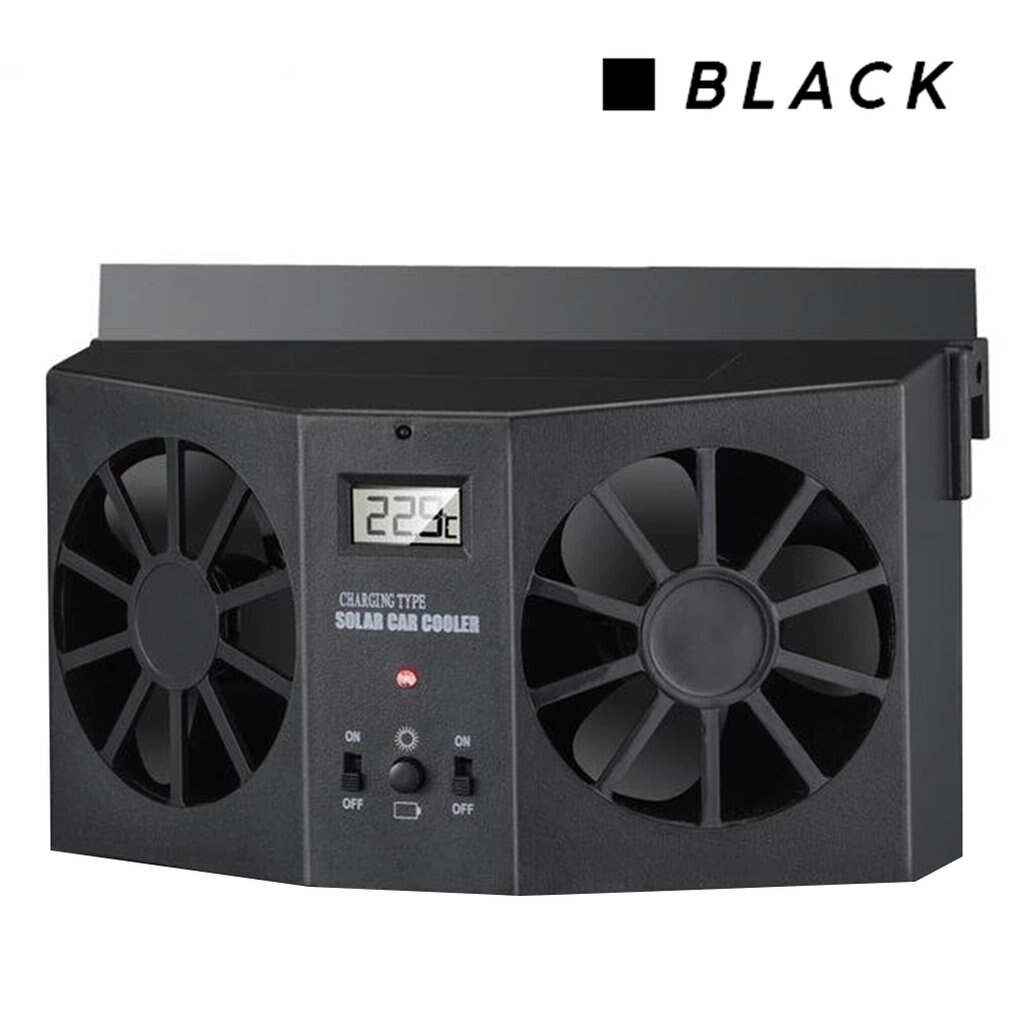 Rapid Car Exhaust Fan Ventilation Assisted Cooling Inside The Car Cooling Car Fan Car Solar Car Circulator Exhaust Fan: 01