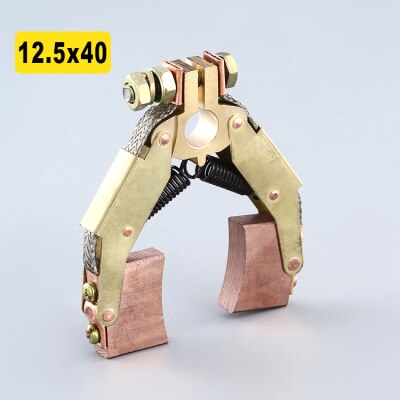 220V motor carbon brush holder assembly 380V universal herringbone bracket grip brush high-power v-shaped copper carbon brush ho: Gold