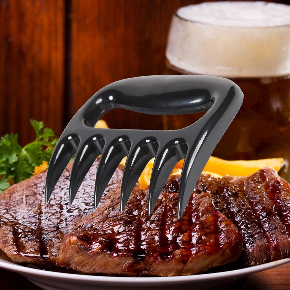 2 pçs/pçs/set urso garras churrasco garfo ao ar livre piquenique puxar carne shred braçadeira de porco prático cozinha garras garfo cozinha ferramenta