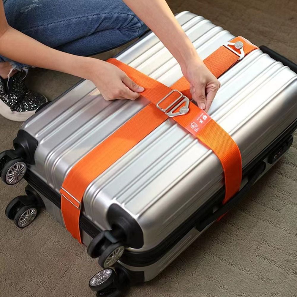 Anti-Diebstahl-Gepäck Schnallen riemen verstellbarer Pack gürtel Gepäck sicheres Schloss Bündelung Koffer Gürtel Reisekoffer Zubehör