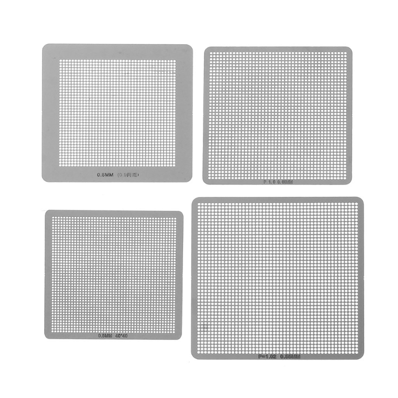 27Stck BGA Schablonen Universal- Direkt Beheizte Schablonen Für SMT SMD Chip Rpair LS'D Werkzeug