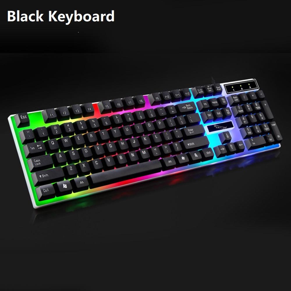 G21 USB Wired Mechanical Suspended Keyboard led Colorful Backlight Gaming Keyboard Waterproof For PC Computer Gamer: 01
