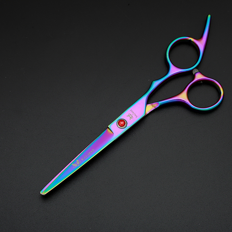 Kalmas kappersschaar set 6.0, kappersschaar set voor het knippen en uitdunnen van haar, salongereedschap