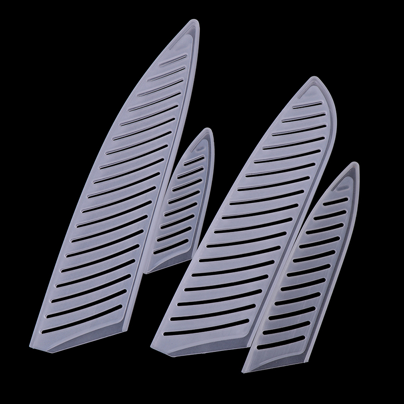 4 stücke Transparente Messer Abdeckung transparent Kunststoff Küche Messer Klinge Schutz Abdeckung Für 3/5/7/8 Zoll Messer