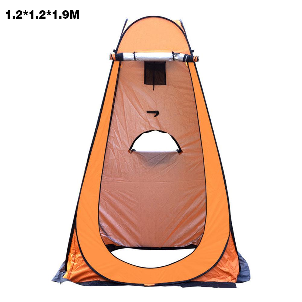 Outdoor Tent Pop Up Pod Changing Room Privacy Instant Portable Rain Shelter For Camping Trips Beach Hop-pocket: Yellow