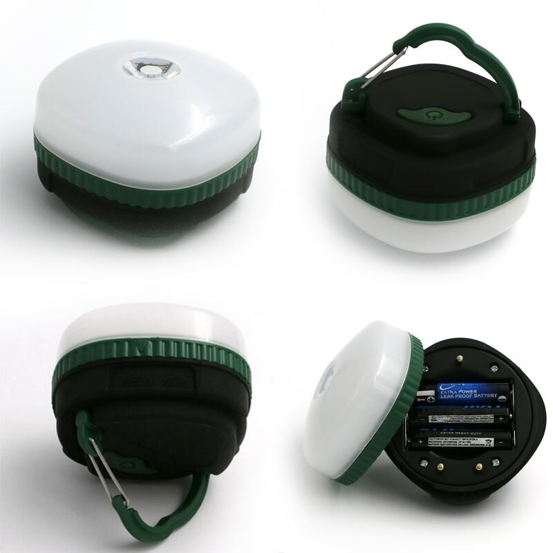 Led campingtält nödlykta 4 lägen ljus vandring backpacking utomhuslampa magnetisk ficklampa med krok  lo88