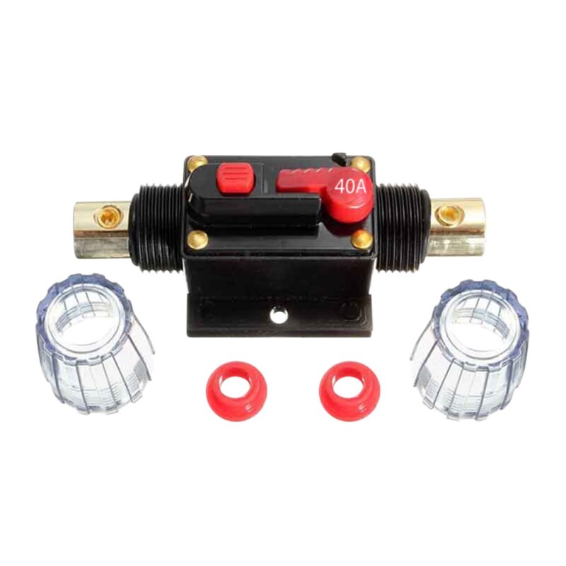 12v dc 20a-100a amp billjud video solenergi inline strömskydd strömbrytare säkringshållare försäkring strömbrytare säkerhet