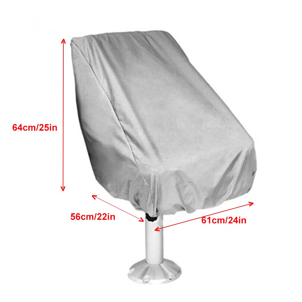 Timonel cierre elástico protección barco cubierta de asiento de capitán de pesca silla nave plegable al aire libre Polvo resistente a los rayos UV impermeable