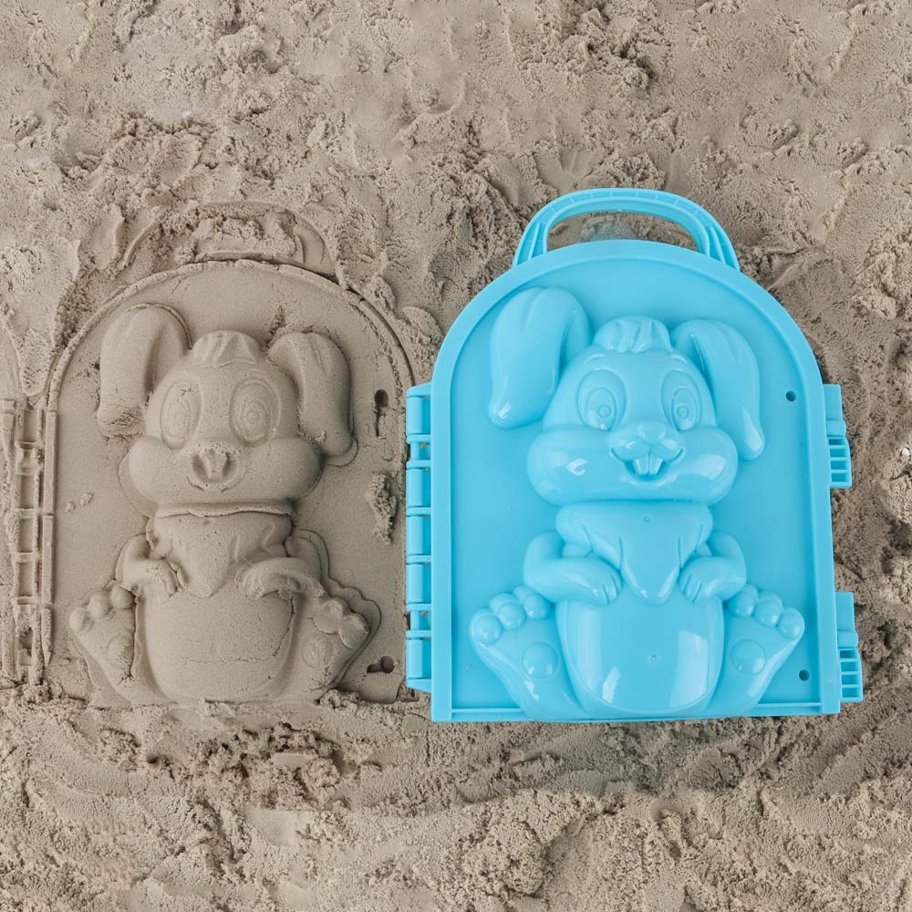 Beach Sand Game 3D Cartoon Mold Beach Snow Sand Model Children's Model Toys Children Outdoor Beach Playset: 39008-11