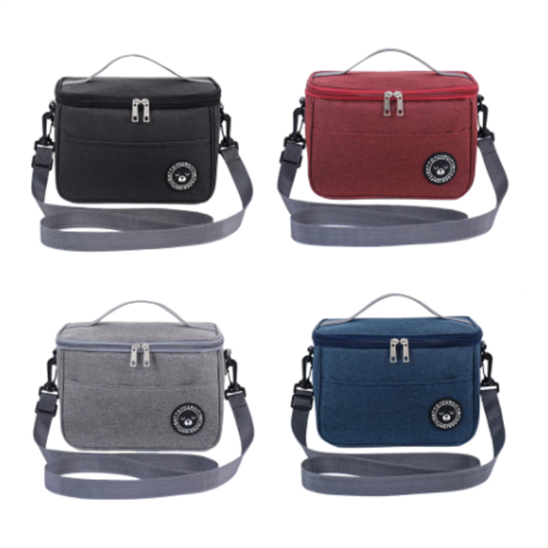 Izolowane pudełko na Lunch mężczyźni kobiety Travel Portable Camping torba na piknik zimne jedzenie Cooler torba termiczna dzieci izolowane etui z paskiem 1PC