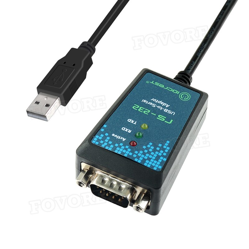 USB to RS232 COM Port Serial DB9 Pin Cable Adapter FTDI232 Chipset for Windows 7 8.1 XP Vista Mac OS USB RS232 COM