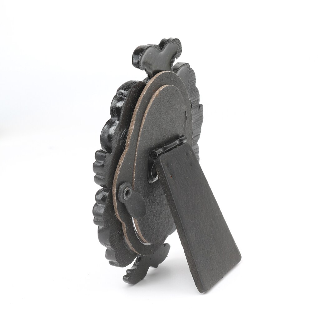 Floral Photo Frame Round Retro Frame Picture Frame Holder Wedding Party Family Decoration Year&#39;s