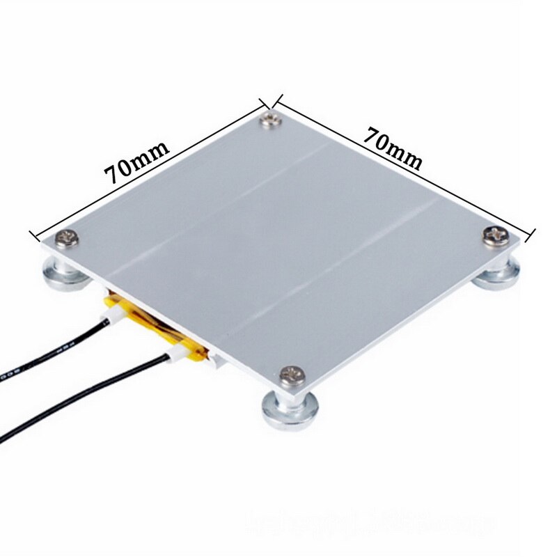 70*70Mm Led Lamp Remover Bga Sloop Chip Lassen Soldeerstation Aluminium Ptc Verwarming Plaat 300W 260 graden: 70x70 mm