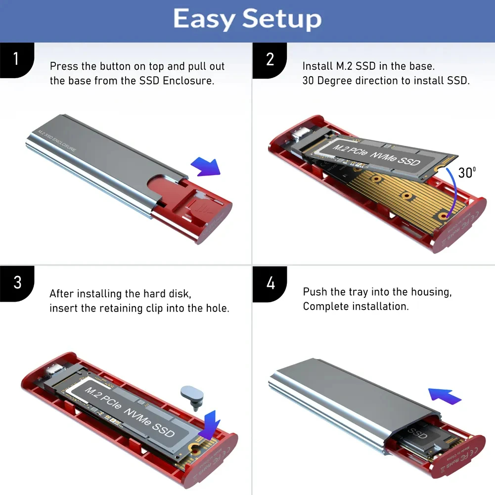 M2 ssd caso m.2 nvme sata ssd gabinete adaptador 10gbps usb 3.2 gen2 usb c gabinete externo suporta chaves m e b e b & m