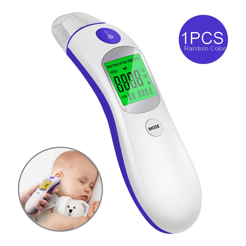 Muti-Fuction Digitale Infrarood Thermometer Lcd Baby Kids Voorhoofd Oor Non-contact Volwassen Koorts Meting Tool Gezondheidszorg