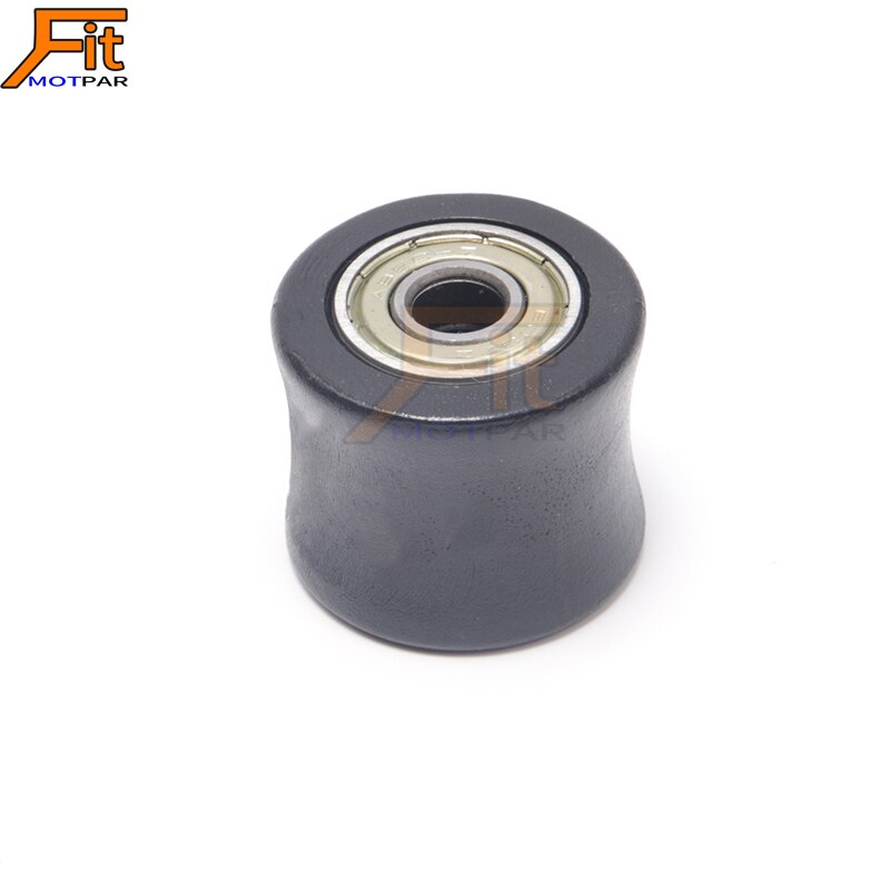 8/10mm concave aandrijfkettingspanner poelie rolgeleider wielgeleider voor dirt street bike motorfiets motorcross: 8mm zwarte