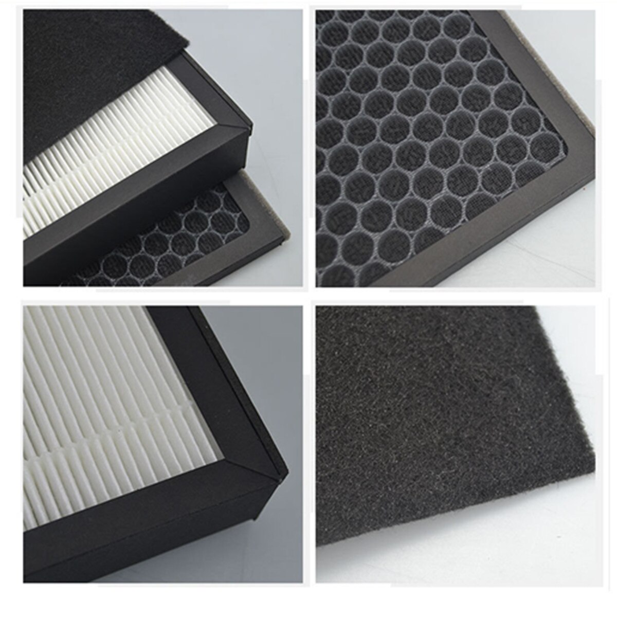 Activated Carbon filter 3 in 1 Air Purifier Compound Filter with HEPA filter Primary filter cotton