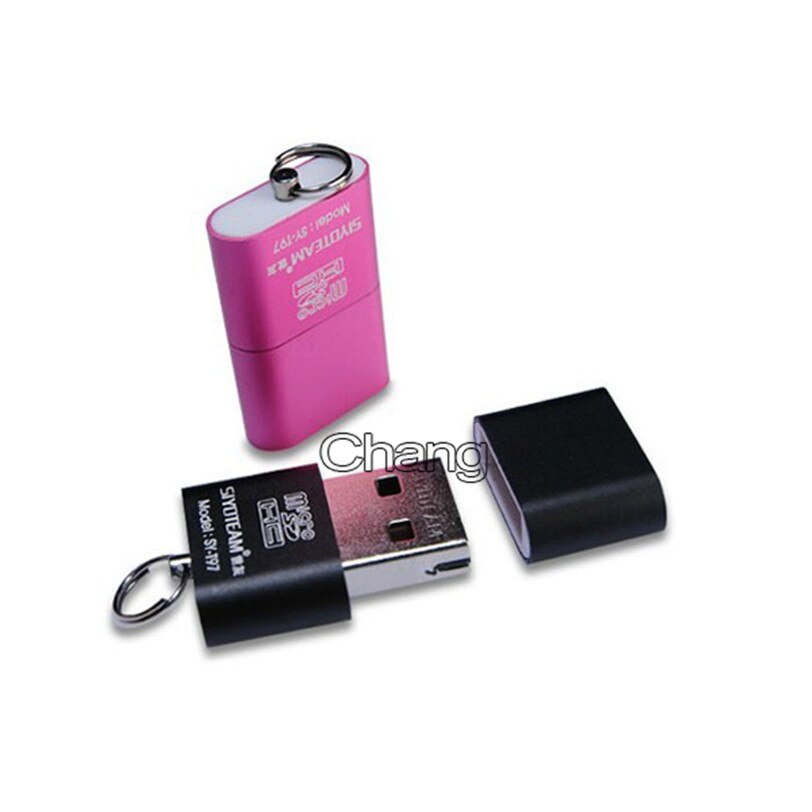 Portátil mini usb 2.0 micro sd tf t-flash leitor de cartão de memória adaptador flash drive memória flash sd atacado