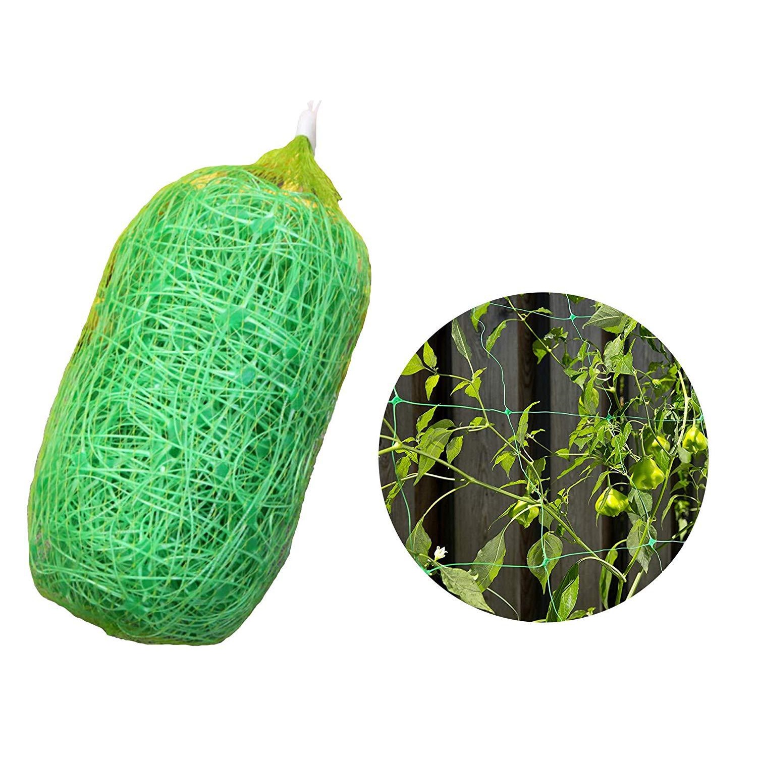 Red trepadora de plantas de jardín, red de enrejado de plantas, red de guisante, red de enrejado de jardín para frijoles, frutas, verduras, escalada