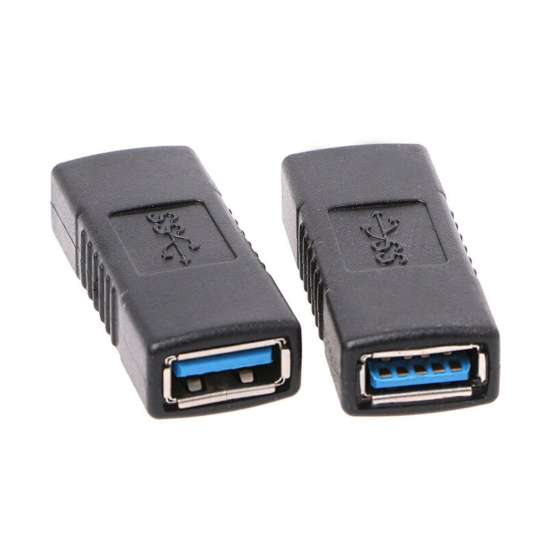 2 Stuks Usb 3.0 Type A Female Naar Female Adapter Coupler Gender Changer Connector: Default Title