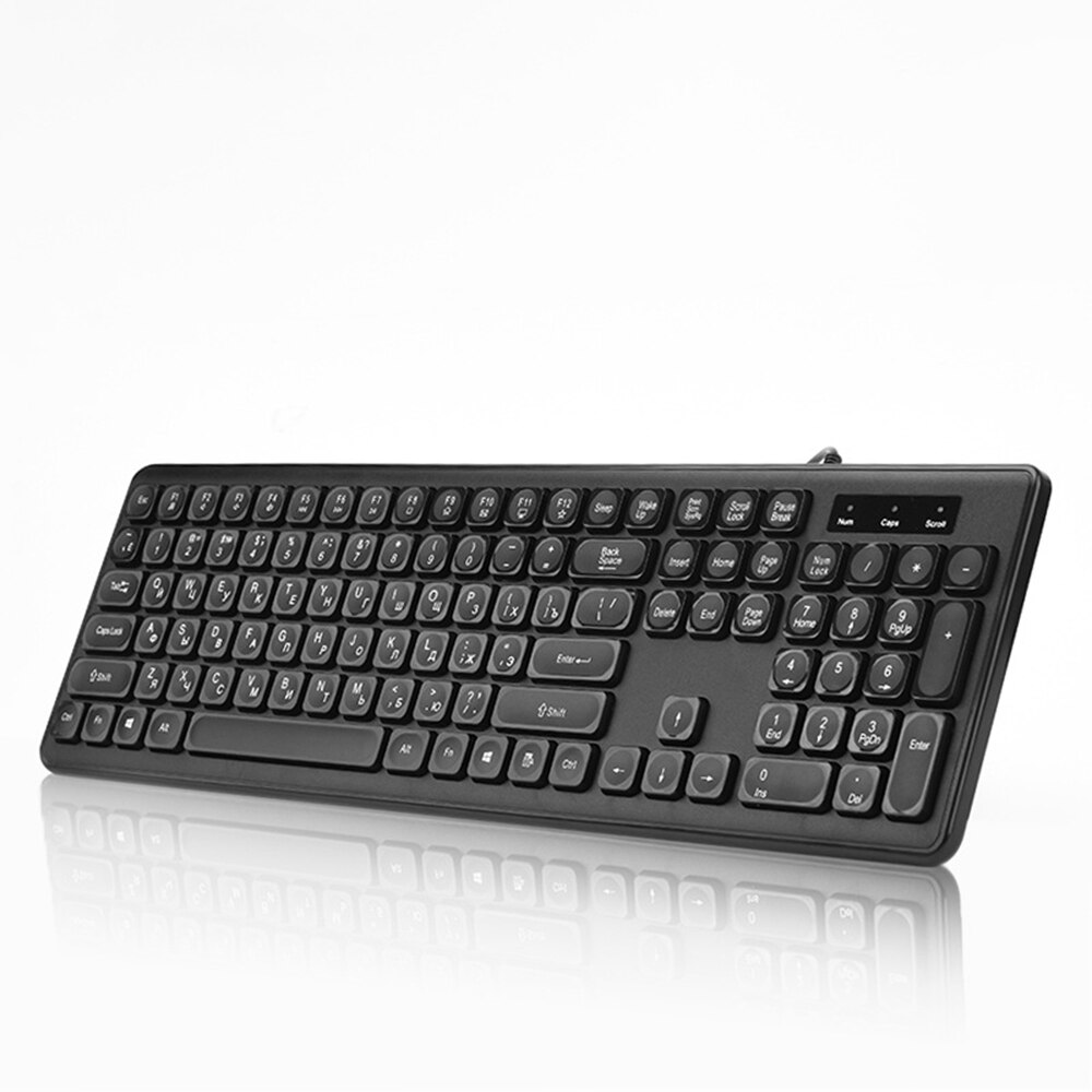 108keys USB Wired Gaming Keyboard Combo Russian Keyboard For Macbook Lenovo Dell HP Asus Laptop Computer
