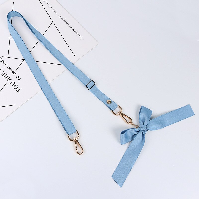 Bowknot praktisch Riemen Diagonale spreizen telefon Hülse Schlüsselband bogen teleskop seil diy zubehör tasche schulter gurt: 11