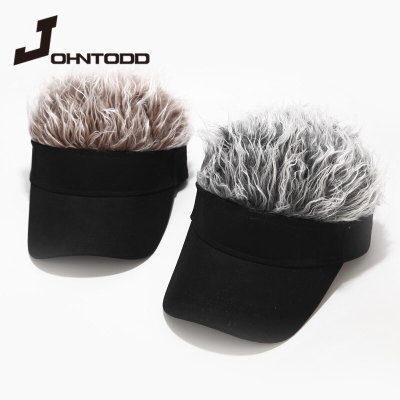 Gorra de béisbol con pelo con pinchos para hombre y mujer, gorro de béisbol con visera ajustable, estilo Casual, conciso, para verano y otoño,