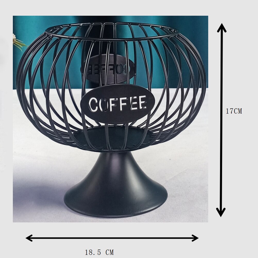 Metal Universal Coffee Mug Pod Holder Organizer Basket Fruit Tray Coffee Cup Shape Capsule Storage Rack Keeper Home Cafe Hotel: I