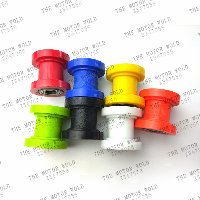 7 colors Motorcycle motorbike 10mm Chain Roller Tensioner Pulley wheel guide 125 XR CRF 50 KLX110 Thumpstar