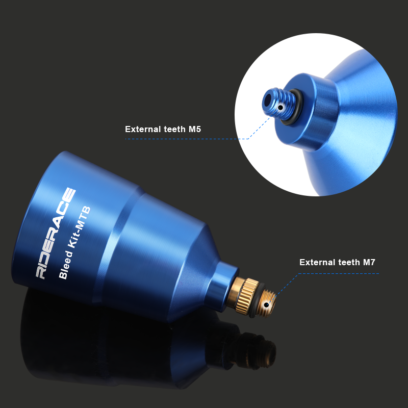 RIDERACE Bicycle Oil Funnel Bleed Kit For Shimano Road Cycling Adapter MTB Mountain Bike Hydraulic Disc Brake Bleed Repair Tools