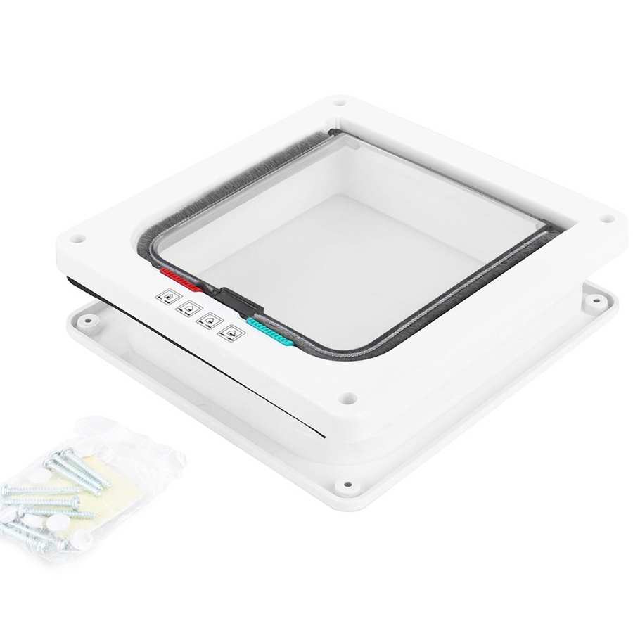 Hond En Kat Deuren Huisdier Deuropeningen Voor Indoor En Outdoor Deuren Magnetische 4-Way Lock Beveiliging Intelligente Controle Huisdier deur