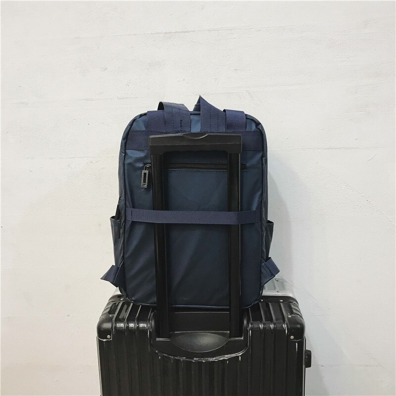 Rucksack männer Neue Fluss Junger Schüler Computer Tasche lässig Einfache Tragbare Oxford Tuch Rucksack