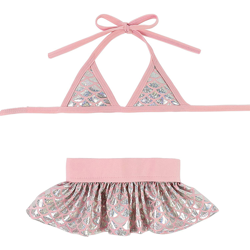 Maillot de bain d&#39;été pour chien, 2 pièces, mignon, Bikini, chiot, chiot, chat, vêtements de plage pour animaux de compagnie, pour petits chiens, vêtements d&#39;été: M / pink