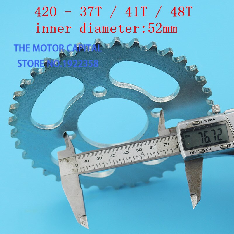 JT Sprockets Steel Rear Sprocket 37 Tooth For Polaris Predator 500 Outlaw 425 525 03-10