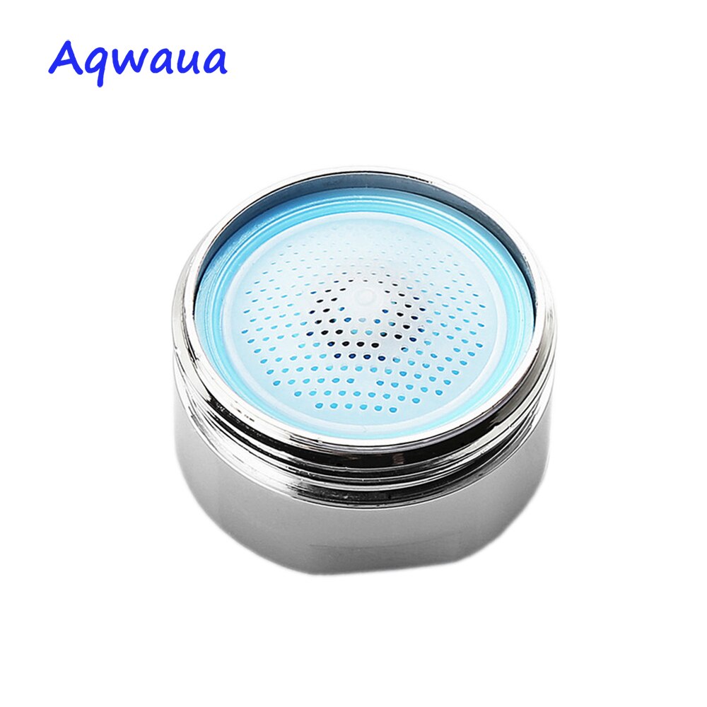 Aqwaua robinet économiseur d'eau aérateur 24MM | Fil mâle, 8L/Min buse de grue, bec d'fixation, bouillonnant robinet, filtre accessoires de salle de bains