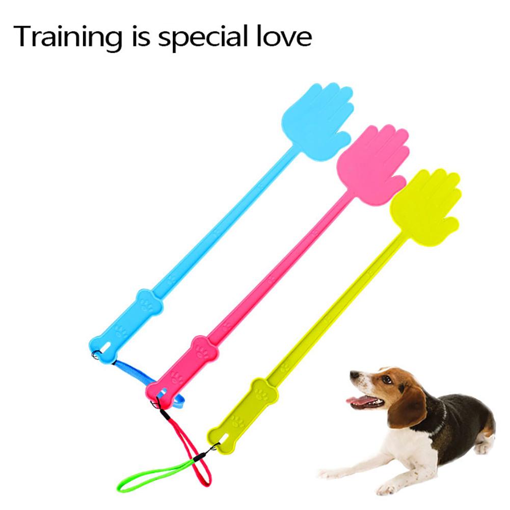43cm Cat Training Stick Tease Sticks Interactive Toys Plastic Dog Puppy Cat Training Stick Hand Shaped Style Tool Pet Supplies
