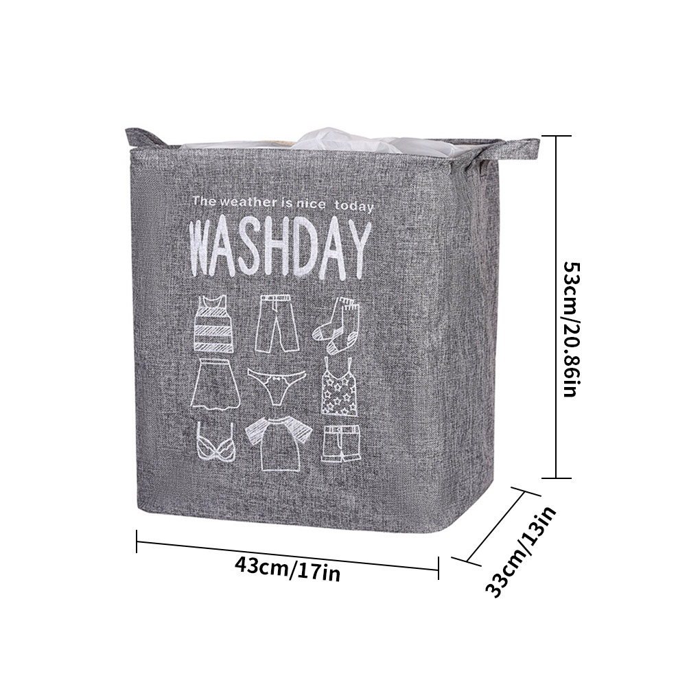 Cube Laundry Bags Foldable Dirty Clothes Laundry Basket Large Portable Clothes Organizer Storage Basket High Capacity Box