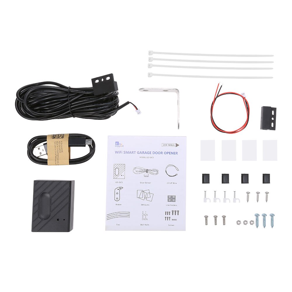 WiFi Smart Switch Garage Door Controller Compatible Garage Door Opener Smart Phone Remote Control APP "eWeLink" Timing Function: Type B