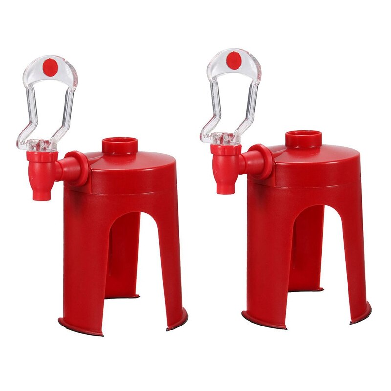 2X Soda Dispenser Fizz Dispenser Drink Dispenser Water Dispenser Party Cola Sprite, Red: Default Title