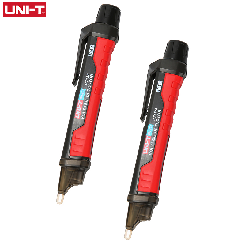 Lápiz eléctrico UNI-T UT12D, 24V-1000V, sin contacto, indicador de detección de voltaje CA, probador de voltímetro