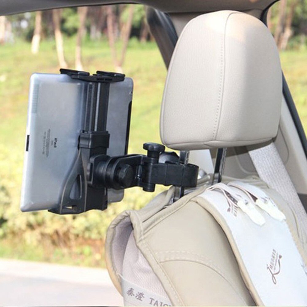 Car Seat Ipad Holder 360 degree swivel ball head Adjustable Car Seat Headrest Mount Holder for iPad Galaxy Tablet Holder